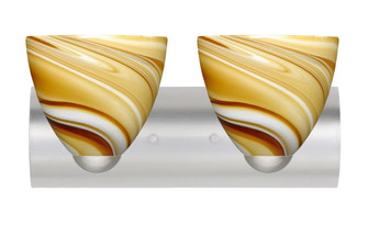 Besa Wall Sasha Satin Nickel Honey 2x75W Medium Base (127|2WZ-7572HN-SN)