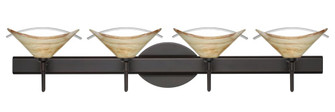 Besa Wall Hoppi Bronze Mocha/Clear 4x40W G9 (127|4SW-181305-BR)