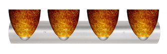 Besa Wall Sasha Satin Nickel Amber Cloud 4x75W Medium Base (127|4WZ-757218-SN)