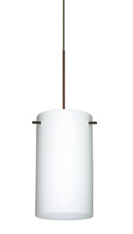 Besa Stilo 7 Pendant Bronze Opal Matte 1x50W MAX GY6.35 Base (127|XP-440407-BR)