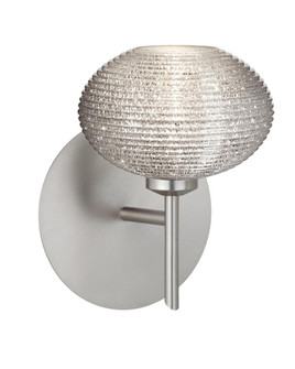 Besa Wall Lasso Satin Nickel Glitter 1x40W G9 (127|1SW-5612GL-SN)