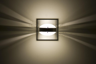 Besa Optos Wall Frost/Frost Brushed Aluminum 1x40W G9 (127|OPTOS1W-FRFR-BA)