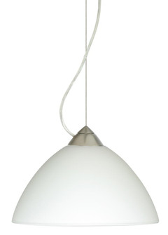 Besa Tessa Cable Pendant White Satin Nickel 1x75W Medium Base (127|1KX-420107-SN)