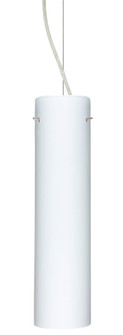 Besa Stilo 16 Pendant Opal Matte Satin Nickel 1x100W Medium Base (127|1KX-722407-SN)