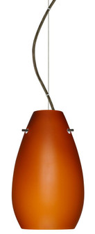 Besa Pera 9 Cable Pendant Amber Matte Bronze 1x100W Medium Base (127|1KX-412680-BR)