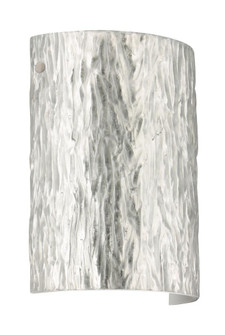 Besa Tamburo Stone LED Wall Stone Silver Foil Satin Nickel 1x8W LED (127|7090SF-LED-SN)