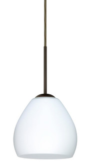 Besa Bolla LED Pendant Opal Matte Bronze 1x9W LED (127|1BC-412207-LED-BR)