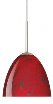 Besa Sasha II LED Pendant 1BC Magma Satin Nickel 1x9W LED (127|1BC-7572MA-LED-SN)