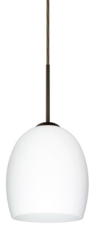 Besa Lucia LED Pendant Opal Matte Bronze 1x9W LED (127|1JC-169707-LED-BR)