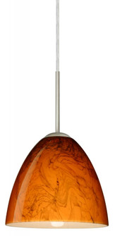 Besa Vila LED Pendant Habanero Satin Nickel 1x9W LED (127|1JC-4470HB-LED-SN)