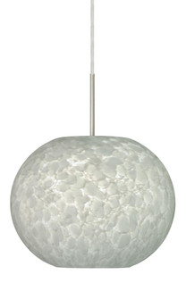 Besa Luna LED Pendant Carrera Satin Nickel 1x9W LED (127|1JC-477619-LED-SN)