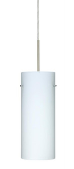 Besa Stilo 10 LED Pendant Opal Matte Satin Nickel 1x9W LED (127|1JT-412307-LED-SN)