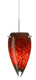 Besa Juli LED Pendant Garnet Satin Nickel 1x9W LED (127|1JT-412541-LED-SN)