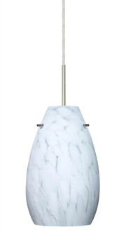 Besa Pera 9 LED Pendant Carrera Satin Nickel 1x9W LED (127|1JT-412619-LED-SN)