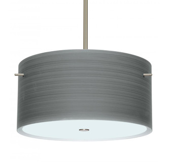 Besa Tamburo 16 Pendant Titan Satin Nickel 3x11W LED (127|1KT-4008TN-LED-SN)