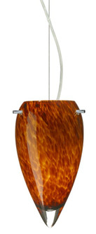 Besa Juli LED Cable Pendant Amber Cloud Satin Nickel 1x9W LED (127|1KX-412518-LED-SN)