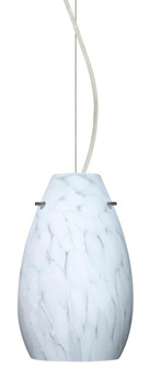 Besa Pera 9 LED Pendant Carrera Satin Nickel 1x9W LED (127|1KX-412619-LED-SN)