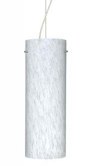 Besa Stilo 18 LED Pendant Carrera Satin Nickel 1x11W LED (127|1KX-412819-LED-SN)