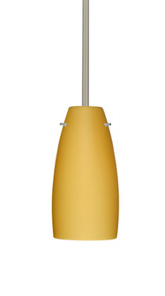 Besa Tao 10 LED Stem Pendant Vanilla Matte Satin Nickel 1x9W LED (127|1TT-1512VM-LED-SN)