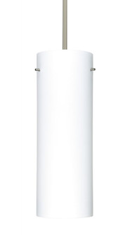 Besa Stilo 18 LED Pendant Opal Matte Satin Nickel 1x11W LED (127|1TT-412807-LED-SN)