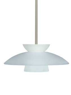 Besa Trilo 15 Pendant Frost Satin Nickel 1x9W LED (127|1TT-451325-LED-SN)