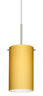 Besa Stilo 7 Pendant Satin Nickel Vanilla Matte 1x40W B10 Med (127|1BC-4404VM-MED-SN)