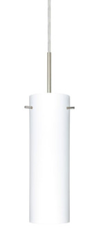 Besa Copa Pendant Satin Nickel Opal Matte 1x40W B10 Medium Base (127|1BC-493007-MED-SN)