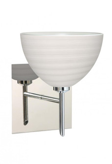 Besa Wall With SQ Canopy Brella Chrome Chalk 1x40W G9 (127|1SW-4679KR-CR-SQ)