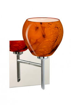 Besa Wall With SQ Canopy Tay Tay Chrome Habanero 1x40W G9 (127|1SW-5605HB-CR-SQ)