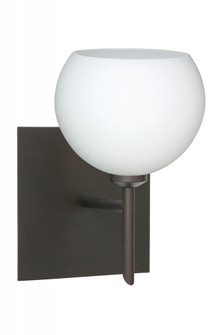 Besa Wall With SQ Canopy Palla 5 Bronze Opal Matte 1x40W G9 (127|1SW-565807-BR-SQ)