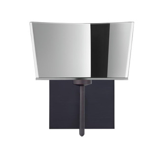 Besa Groove Wall With SQ Canopy 1SW Mirror-Frost Bronze 1x40W G9 (127|1SW-6773MR-BR-SQ)