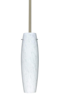 Besa Stilo 11 Stem Pendant Satin Nickel Carrera 1x40W Medium base (127|1TT-412119-SN)