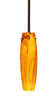 Besa Tu Tu Stem Pendant Bronze Habanero 1x50W Candelabra (127|1TT-4121HB-BR)