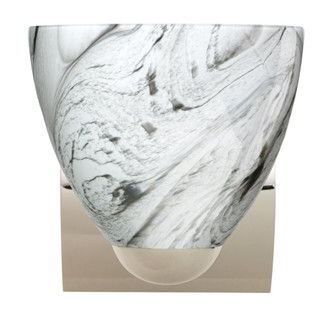 Besa Wall Sasha Chrome Marble Grigio 1x75W Medium Base (127|1WZ-7572MG-CR)