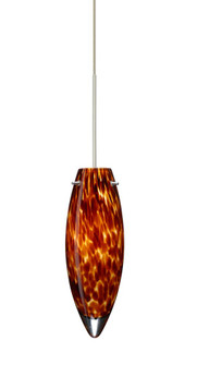 Besa Pendant Juliette Satin Nickel Amber Cloud 1x35W Halogen (127|1XT-409618-SN)