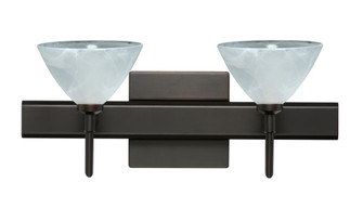 Besa Wall With SQ Canopy Domi Bronze Marble 2x40W G9 (127|2SW-174352-BR-SQ)