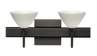 Besa Wall With SQ Canopy Domi Bronze Chalk 2x40W G9 (127|2SW-1743KR-BR-SQ)