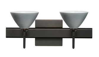 Besa Wall With SQ Canopy Domi Bronze Titan 2x40W G9 (127|2SW-1743TN-BR-SQ)