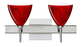 Besa Wall With SQ Canopy Mia Chrome Magma 2x40W G9 (127|2SW-1779MA-CR-SQ)