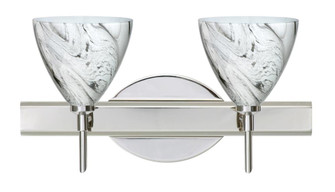 Besa Wall Mia Chrome Marble Grigio 2x40W G9 (127|2SW-1779MG-CR)
