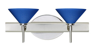 Besa Wall Kona Chrome Blue Starpoint 2x40W G9 (127|2SW-282484-CR)