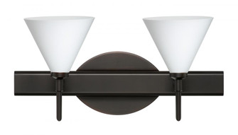 Besa Wall Kani Bronze Opal Matte 2x40W G9 (127|2SW-512107-BR)