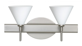 Besa Wall Kani Satin Nickel Opal Matte 2x40W G9 (127|2SW-512107-SN)