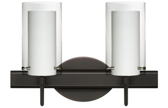 Besa Pahu 4 Wall 2SW Clear/Opal Bronze 2x40W G9 (127|2SW-C44007-BR)