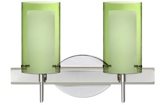 Besa Pahu 4 Wall 2SW Transparent Olive/Opal Chrome 2x40W G9 (127|2SW-L44007-CR)