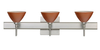 Besa Wall With SQ Canopy Domi Satin Nickel Cherry 3x40W G9 (127|3SW-1743CH-SN-SQ)
