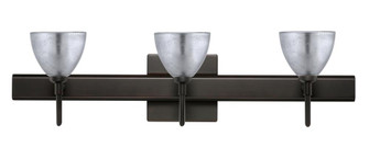 Besa Divi Wall With SQ Canopy 3SW Silver Foil Bronze 3x40W G9 (127|3SW-1758SF-BR-SQ)