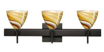 Besa Wall With SQ Canopy Mia Bronze Honey 3x40W G9 (127|3SW-1779HN-BR-SQ)