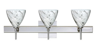 Besa Wall With SQ Canopy Mia Chrome Marble Grigio 3x40W G9 (127|3SW-1779MG-CR-SQ)