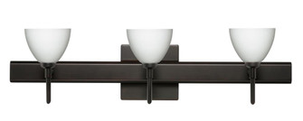 Besa Divi Wall With SQ Canopy 3SW Opal Matte Bronze 3x40W G9 (127|3SW-185807-BR-SQ)